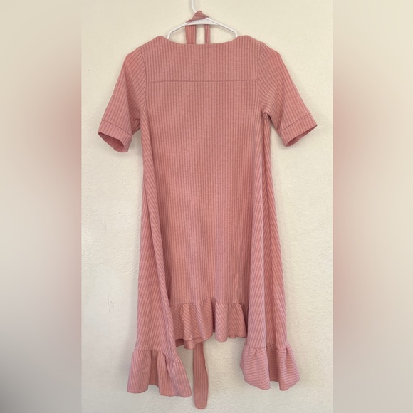 Joyfolie Mauve Dress with Belt Size 12 - Picture 2 of 3